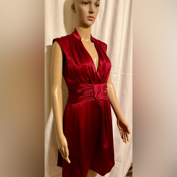 Nanette Lepore Red Dress Size 6 - Picture 4 of 7